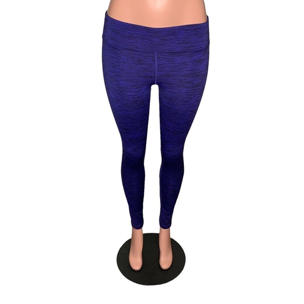 MARC NEW YORK PERFORMANCE Leggings Size S Space Purple Print hidden Pock…